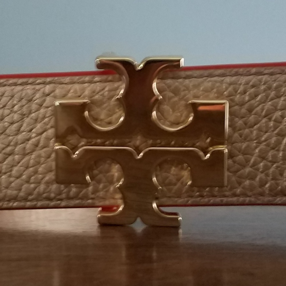 NWT Tory Burch SOLD OUT Large Spiced Orange / Gold